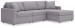 Modmax - Granite - 3-Piece Sectional With Raf Corner Chaise