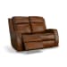 Mustang - Power Loveseat With Power Headrest - Rust