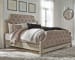 Falkhurst - Gray - Queen Upholstered Panel Bed