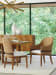 Palm Desert - Bryson Woven Arm Chair - Dark Brown