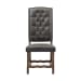 Gramercy - Tufted Tall Back Side Chair (Set of 2) - Chocolate