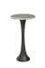 Trumpet - Martini Table - Pearl Silver / Black