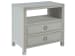 New Modern - Riven Nightstand - Gray