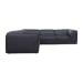 Form - Classic L Modular Leather Sectional - Vantage Black
