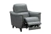 Malone - Recliner-Wall Prox. With Power And Power Headrests - Dark Gray