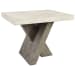Durant - End Table - Distressed Gray