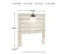 Cambeck - Whitewash - Full Panel Headboard