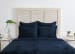 Bari - King Velvet Quilt Collection - Blue