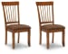 Berringer - Rustic Brown - Dining UPH Side Chair (Set of 2)