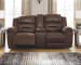 Stoneland - Chocolate - 6 Pc. - Reclining Power Sofa, Double Reclining Power Loveseat with Console, Power Rocker Recliner, Urlander Lift Top Cocktail Table, 2 End Tables