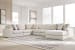 Kestrie - 6-Piece Sectional With RAF Corner Chaise - Feathered