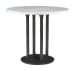 Centiar - Black / Gray - 5 Pc. - Counter Table, 4 Upholstered Barstools