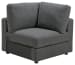 Candela - Charcoal - Left Arm Facing Chair 4 Pc Sectional