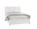 Cool Farmhouse - King Panel Bed - Soft White