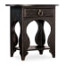 Americana - One-Drawer Oval Nightstand - Dark Brown