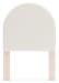 Wistenpine - Blush - Twin Upholstered Panel Headboard