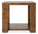 Melange - Mulholland End Table - Dark Brown