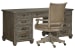 Lancaster - Executive Desk With Chair - Dovetail Gray