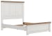 Savonport - Queen Panel Bed - White / Brown