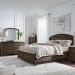 Avalon - 4 Piece Bedroom Set (King Panel Storage Bed, Dresser & Mirror, Chest) - Brown