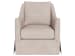 Portia - Skirted Swivel Chair, Special Order - Beige