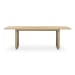 Round Off - Small Oak Dining Table - Light Brown