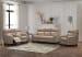 Marcello - Sofa With Power Recline With Power Headrest And Power Lumbar - Light Brown
