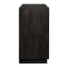 Faulkner - 3 Drawer Modern Chest - Black / Brass