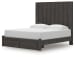 Fraluna - King Panel Storage Bed - Charcoal