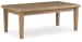 Carter Hall - Beige - Rectangular Cocktail Table