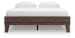 Calverson - Mocha - Queen Platform Bed