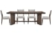 Kavanaugh - Trestle Dining Table With 4 Side Chairs - Weathered Kona Brown / Gray