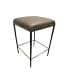 Bose - Leather Counter Stool - Cocoa Brown