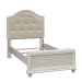 Stardust - Twin Panel Bed - White