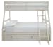 Robbinsdale - Twin Over Full Bunk Bed With Storage - Antique White