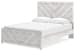 Cayboni - Whitewash - Queen Panel Bed