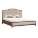 Bellevue - King Upholstered Bed - Whiskey Brown