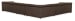 Savion - Deux 6 Seat Sectional With Four Power Recliners And Seven Power Headrests - Dark Brown