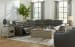 Center Line - Dark Gray - Zero Wall Recliners 5 Pc Sectional