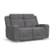 Ridge - Power Reclining Loveseat With Power Headrests & Lumbar - Granite