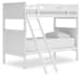 Nextonfort - White - Twin Over Twin Bunk Bed