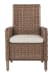 Beachcroft - Beige - Arm Chair With Cushion (Set of 2)