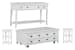 Heron Cove - Lift Top Storage Cocktail Table With 2 Accent End Tables And Sofa Table - Chalk White