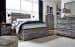 Baystorm - Gray - Full Panel Bed With 6 Storage Drawers