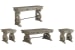 Tinley Park - Rectangular Cocktail Table With 2 End Tables And Sofa Table - Dove Tail Gray
