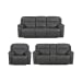 Camaro - 3 Piece Living Room Set (Sofa, Loveseat & Recliner) - Nugget Gray