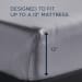 Linens - Tempur Luxe Egyptian Cotton Sheet Set - Silver Mist - King