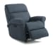 Davis - Power Rocking Recliner With Power Headrest - Blue