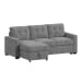 Homer - 2 Piece Sectional - Clementine Gray