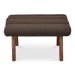 Arlo - Stool Performance Fabric - Dark Brown